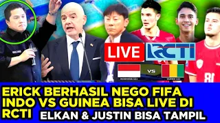 ERICK BERHASIL NEGO FIFA IDN VS GUINEA BISA LIVE DI RCTI❗ STY PANGGIL ELKAN ,JUSTIN & DEWANGA