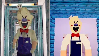 Ice Scream 5 Normal Trailer Vs Ice Scream 5 Minecraft Trailer