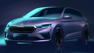 New 2024 Skoda Scala & Skoda Kamiq 2024 Teasers