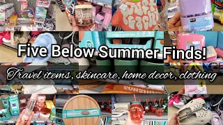 🔥New🔥 Summer Home Decor 2024 | 5 Below Dupes + Five Below Skincare & Travel Items Shop With Me