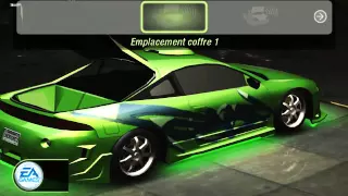 NFSU2 : Tuning Mitsubishi Eclipse | The Fast And The Furious (With no Mod) + Drag