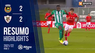 Highlights | Resumo: Rio Ave 2-2 Santa Clara (Taça da Liga 21/22 - Fase 3 - Jornada 1)