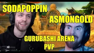 Sodapoppin vs Asmongold Gurubashi Arena WORLD PVP (Soda POV) Pog