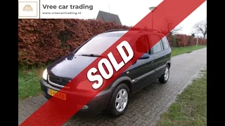 SOLD Opel Zafira 1.8 16V BJ2001 LEER AIRCO 7 PERSOONS | Vree Car Trading | gld ©Henny Wissink