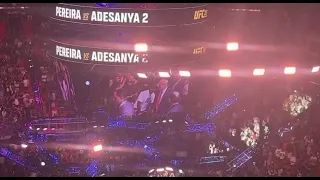 President Trump walks in UFC 287 to Kid Rock and the crowd goes wild!!