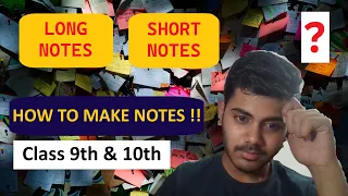 How to Make Notes !! | Class 9th & 10th | #cbse #class10  #notes #class9 #strategy #talentedmaster