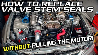 HOW TO REPLACE VALVE STEM SEALS WITHOUT PULLING THE HEAD!