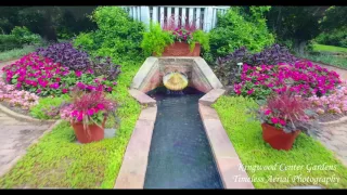 Kingwood Center Gardens 4K Aerial Tour Part 1 Drone Footage Stunning Gardens