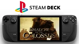 Shadow of the Colossus E3 2005 Beta Demo Steam Deck Gameplay | PCSX2 PS2 Playthrough 60Hz