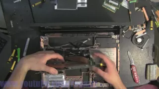 LENOVO Y530  take apart video, disassemble, howto open (nothing left) disassembly disassembly