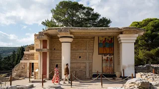 The Minoan Palace of Knossos in Crete (4K)