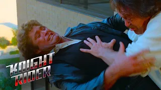 Michael Jumps From The Window Into KITT | Knight Rider