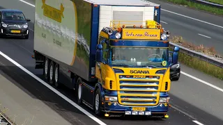 scania R500 gebr. van Iterson (loud open pipe sound!)