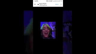 Billie Eilish  on Apple music MY FUTURE  INTER