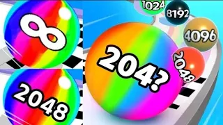 Numbers Ball Run 3D vs [MAX LEVELS] Ball Run 2048 Merge Number vs Ball Run Infinity gameplay