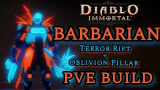 Terror Rifts & Oblivion Pillars | BARBARIAN PVE BUILD!