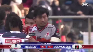 Rebels vs  Sunwolves Match Highlights