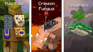 Minecraft Mobs And Their Breeding Foods