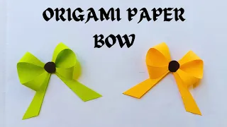 The Simple And Easy Way To Make Paper Bow | Easy Paper Crafts | K & S Paper Crafts Studio