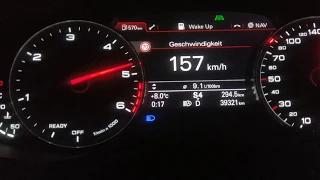 Audi A7 3.0 TDI 2015 320 hp 0-160 kph