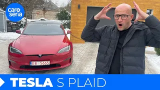 Tesla Model S Plaid: Musk's spaceballs! (4K) | CaroSeria