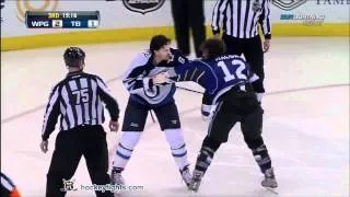 Ron Hainsey vs Ryan Malone Mar 31, 2012