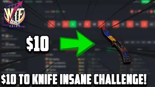 WTFSKINS С 10$ ДО НОЖА УВЕРЕННО ИДЕМ К ЦЕЛИ🔥🔥🔥