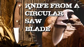 Making a Knife from a Circular Saw Blade