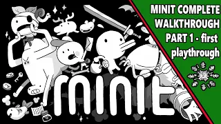 Minit Walkthrough - Complete Achievement guide - part 1: first playthrough