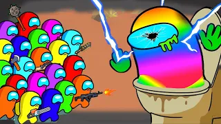 어몽어스 | Among Us vs. ALL  Rainbow BOSSES MONSTER Full Episodes | Among Us Animation