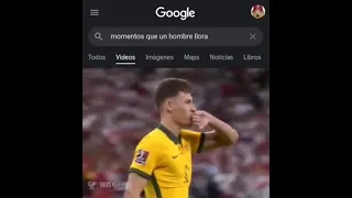 PARA RECORDAR： MOMENTOS QUE UN HOMBRE LLORA ⧸ PERU VS AUSTRALIA