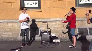 Olya Keks- Saint-Petersburg street beatbox