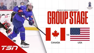 Canada vs. USA FULL HIGHLIGHTS | 2024 Women's World Hockey Championship