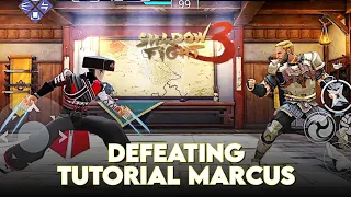 Defeating Tutorial Marcus - Itu's Plane Part 1 - Shadow Fight 3