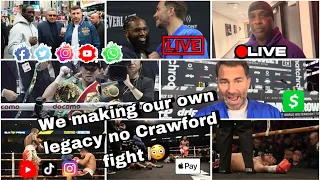 TERENCE CRAWFORD AVOIDED BY JARON ENNIS AND TEAM WE WANT TO MAKE OUR OWN LEGACY WOW! Ducking 💀