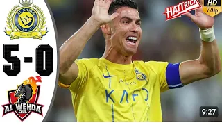 Ronaldo 4 Goal🐐 Al nassr vs Al wehda 4:0 All highlights goals