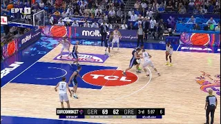 Γερμανία - Ελλάδα 107-96 Προημιτελικά Eurobasket 2022. (13/09/2022)