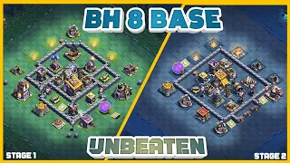 TOP 10 BEST BUILDER HALL 8 BASE  || BH8 BASE WITH LINK || BH8 BASE LAYOUT || BH8 ANTI 3 STAR BASE