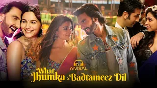 What Jhumka x Badtameez dill | DJ Amsal Mashup | Rocky Aur Rani | Yeh Jawaani Hai Deewani