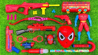 AUG Assault Rifle, Umbrella Candy Stick, Spiderman Mask, Figure, Missile, Bow & Arrow, Handcuff