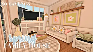 Roblox Bloxburg - No Gamepass Spring Family House - Minami Oroi