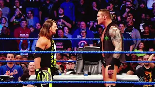 AJ Styles engages Randy Orton in a highly-personal showdown at WrestleMania