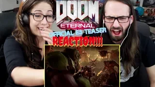 DOOM: ETERNAL Official E3 TEASER TRAILER REACTION!!!