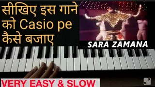 sara zamana haseeno ka deewana | easy piano cover | full piano tutorial | step by step