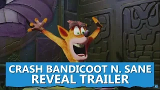 Crash Bandicoot N Sane (Remaster) - PlayStation Experience 2016 Trailer (Full HD,1920x1080p)