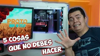 ¡Los 5 Errores que TODOS Hacen con su PC Gamer!