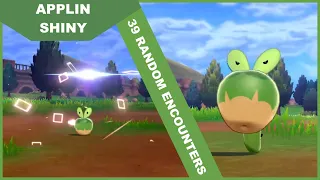 Shiny Applin after ONLY 39 RE's! Pokémon Sword and Shield