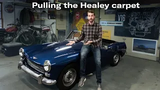 Pulling the Healey carpet | Kyle's Garage - Ep. 25