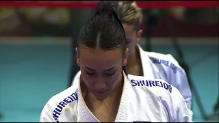 Spain (ESP) Vs Italy (ITA) - Female Team Kata Final European Karate Championships 2022