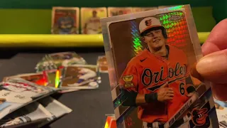 2021 Topps Chrome Blaster Box big rookie Xfractor pull plus more.